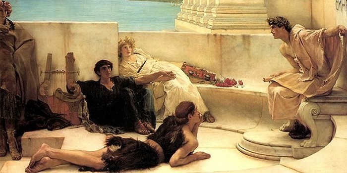 Alma-Tadema Lawrence - Une lecture d-Homere.jpg